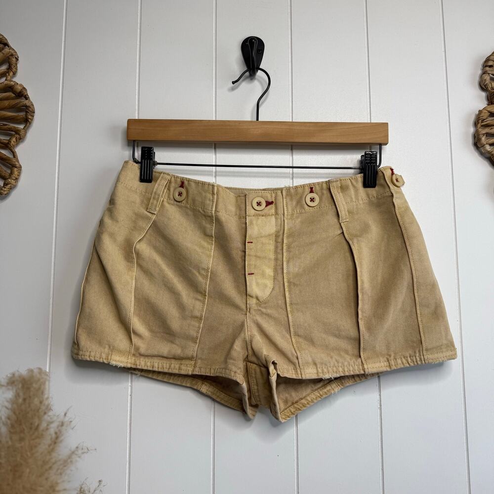 Free People shorts micro cotton cargo military utility 10 summer spring casual - Picture 3 of 7